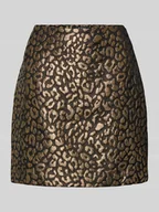 Spódnice - Spódnica ołówkowa ze wzorem na całej powierzchni - miniaturka - grafika 1