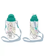 Bidony dla dzieci - Butelka na wodę ze słomką dla dzieci Kraina Lodu Frozen Kids Euroswan 500ml - miniaturka - grafika 1