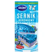 Dodatki do ciast w proszku - Gellwe Sernik Na Zimno Smak Borówkowy 193 G - miniaturka - grafika 1