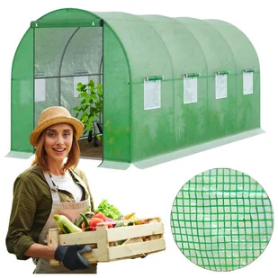 Duży Tunel Foliowy Ogrodowy Szklarnia 4,5x2 Foliak Warzywa Namiot Uv 9m2 - Szklarnie ogrodowe Duży Tunel Foliowy Ogrodowy Szklarnia 4,5x2 Foliak Warzywa Namiot Uv 9m2 - Szklarnie ogrodowe - miniaturka - grafika 1