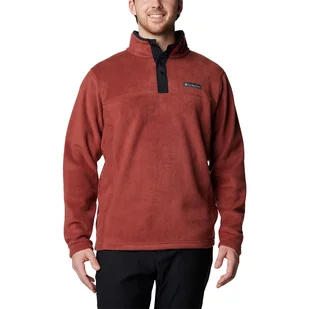 Męska bluza polarowa Columbia Steens Mountain Half Snap II spice/black - M - Bluzy męskie - miniaturka - grafika 1