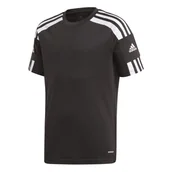 Piłka nożna - Dziecięca Koszulka z krótkim rękawem ADIDAS SQUAD 21 JSY Y GN5739 – Czarny - miniaturka - grafika 1