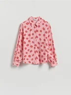 Koszule damskie - Reserved - Wzorzysta koszula z wiskozy - wielobarwny - miniaturka - grafika 1