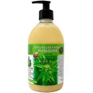 Mydła - Mydlarnia Powrót do Natury Naturalne mydło potasowe Prawdziwe Szare konopne w płynie 500 ml CBD PDN10 - miniaturka - grafika 1