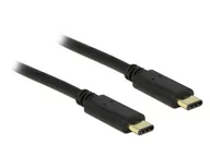 Kable USB - Delock Cable USB typu C 2.0 Stecker > wtyczka USB Type-C 2.0 2,0 m Czarny 83332 - miniaturka - grafika 1