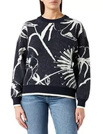 Swetry damskie - GANT Sweter damski, niebieski (Evening Blue), S - miniaturka - grafika 1