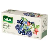 Herbata - Vitax BAHLSEN Herbata ziołowo-owocowa Inspirations Owoce leśne 40g(20 torebek) - miniaturka - grafika 1
