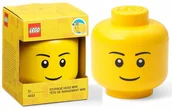 Klocki - 4033 - LEGO Pojemnik w kształcie głowy jasnożółtej minifigurki chłopca 0,36L - miniaturka - grafika 1