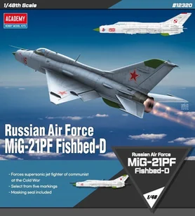 Model plastikowy MiG-21PF Polskie Malowanie 1/48 Academy - Modele do sklejania - miniaturka - grafika 1