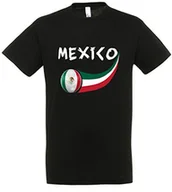 Koszulki dla chłopców - Supportershop Supportershop chłopięcy T-shirt Mexique T-shirt Mexique czarny czarny XX-L 5060542527194 - miniaturka - grafika 1