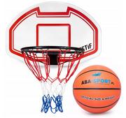 Koszykówka - Zestaw do koszykówki obręcz z tablicą i piłką BTK01 Bestif - miniaturka - grafika 1