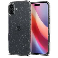 Etui i futerały do telefonów - Etui SPIGEN Liquid Crystal do Apple iPhone 16 Przezroczysto-brokatowy - miniaturka - grafika 1