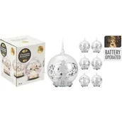 Bombki - Szklana bombka 9 cm ABR401610 - miniaturka - grafika 1