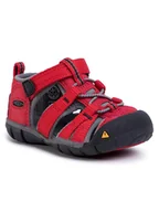 Buty dla dziewczynek - Keen Sandały Seacamp II Cnx 1014442 Czerwony - miniaturka - grafika 1
