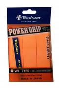 Tenis ziemny - Toalson owijki tenisowe POWER GRIP x 3 orange 4931946330646 - miniaturka - grafika 1