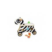 Jeździki dla dzieci - Masterkidz MASTERKIDZ Jeździk Sorter Kształtów Zebra MK01054 - miniaturka - grafika 1