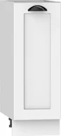 Szafki kuchenne - Elior Biała szafka kuchenna dolna z półkami - Pergio 6X 30 cm - miniaturka - grafika 1