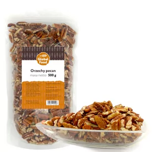 ORZECHY PECAN PEKAN GLOBAL FOOD 0,5kg 500g - Orzechy i nasiona - miniaturka - grafika 1