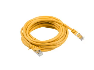 Lanberg Patchcord FTP kat.6 5m pomarańczowy PCF6-10CC-0500-Y - Patchcordy - miniaturka - grafika 3