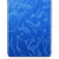 Akcesoria do tabletów i e-booków - Folia naklejka skórka strukturalna na TYŁ do Samsung Galaxy Tab S5e -  Moro | Camo Niebieski - apgo SKINS - miniaturka - grafika 1