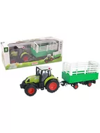 Pociągi dla dzieci - Les Amis de la Ferme Traktor "Claas 540" z przyczepą - 3+ - miniaturka - grafika 1