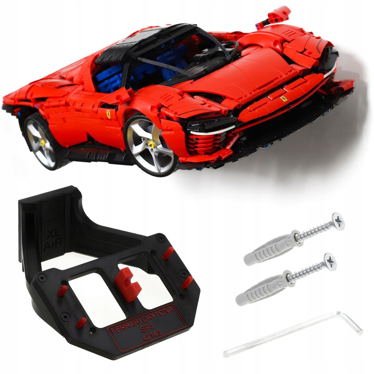 Ferrari Daytona SP3 - 42143 - Uchwyt ścienny / Mocowanie na LEGO auto