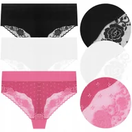 Majtki damskie - MAJTKI DAMSKIE FIGI Modelujące Wyszczuplające Wysoki Stan Maxi 3 pak r. 4XL - miniaturka - grafika 1