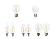 Żarówki LED - Livarno Home Livarno Home Żarówki filamentowe LED E27 / E14, 1 lub 2 szt. (Kula E27, 2 szt.) - miniaturka - grafika 1