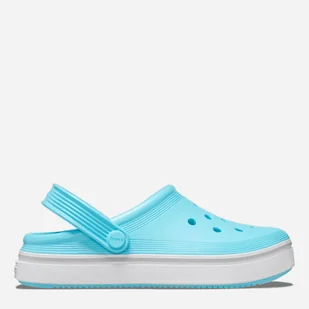 Croksy dziecięce Crocs Off Court Clog TCR208479 24-25 Niebieskie (196265325269) - Buty dla dziewczynek - miniaturka - grafika 1