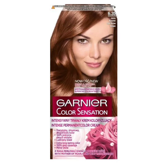 Garnier Color Sensation 6.35 Szykowny Jasny Kasztan