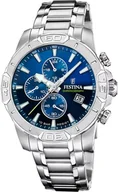 Zegarki męskie - Zegarek Festina F20704-4 Timeless Chronograph - miniaturka - grafika 1