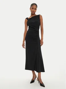 Imperial Sukienka koktajlowa AFATIKP Czarny Slim Fit - Sukienki - miniaturka - grafika 1