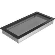 Akcesoria kominkowe - Kratki.pl KRATKA KOMINKOWA PROSTOKĄTNA CZARNA 220X450 MM 22/45C - miniaturka - grafika 1