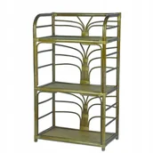 Regały - RattaNeo Coral e194 etażerka oliwka rattan naturalny - miniaturka - grafika 1