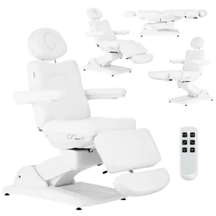 Fotel kosmetyczny elektryczny do salonu kosmetycznego pedicure regulacja 3 siłowników - Fotele kosmetyczne - miniaturka - grafika 1