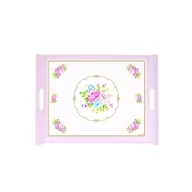 Tace i patery - Nuova Cer R2S Taca z uchwytami R2S Vintage Bouquet różowa 200 PINK - miniaturka - grafika 1