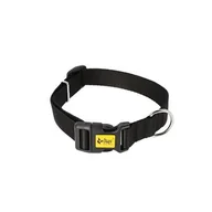 Obroże dla kotów - Obroża regulowana z taśmy pp 2,5 x 55 cm czarna - miniaturka - grafika 1