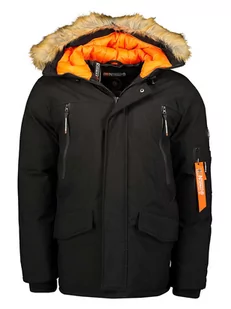Geographical Norway Parka "Arnold" w kolorze czarnym - Kurtki męskie - miniaturka - grafika 1