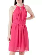 Sukienki - Vila Damska sukienka Vimilina z kołnierzem z kołnierzem, sukienka Su-Noos, Pink Yarrow/Szczegóły: elastyczny, 36 - miniaturka - grafika 1