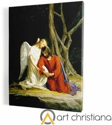 Obraz religijny Chrystus w Getsemani, płótno canvas - Ikony i obrazy sakralne - miniaturka - grafika 1