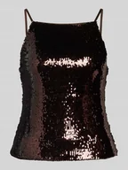 Koszulki i topy damskie - Top na ramiączkach z cekinami model ‘Inska’ - miniaturka - grafika 1