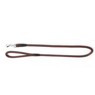 Dingo Smycz Pojedyncza Z Linki Snake 1,2X120 Brąz - Smycze dla psów - miniaturka - grafika 1