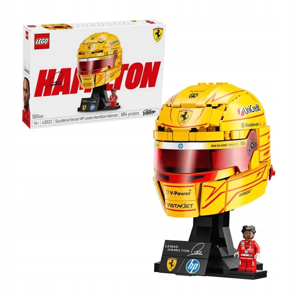 Lego Editions Vehicles 43022 Kask Lewis Hamilton Scuderia Ferrari HP
