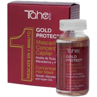 Maski do włosów - Tahe Botanic Acabado, Gold Protect, maska w ampułce do włosów farbowanych, 20ml - miniaturka - grafika 1