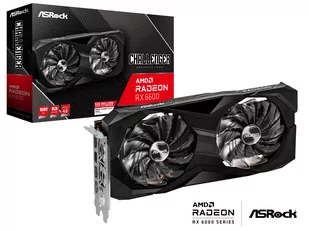 ASRock Radeon RX 6600 Challenger D 8GB GDDR6 RX6600 CLD 8G RX6600 CLD 8G Radeon RX 6600 Challenger D 8G - Karty graficzne - miniaturka - grafika 1