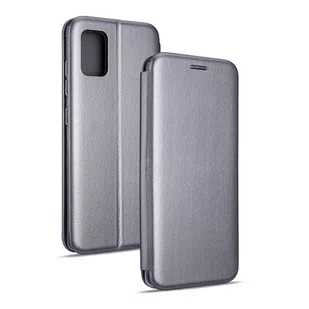 NoName Etui Book Magnetic Samsung A20s A207 stalowy/steel FOR004903 - Etui i futerały do telefonów - miniaturka - grafika 1