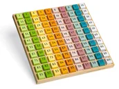 Gry planszowe - Drewniana tabliczka z liczbami 1-100 35041 Bigjigs Toys - miniaturka - grafika 1