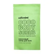 Le Cafe de Beaute Kafe Krasoty Kafe Krasoty CAFE MIMI Kokosowy scrub do ciała kokos Matcha Yuzu 150g - Peelingi do ciała - miniaturka - grafika 1
