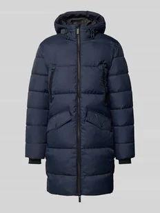 Płaszcz pikowany o kroju regular fit z kapturem - Kurtki męskie - miniaturka - grafika 1