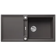 Zlewozmywaki - BLANCO 527619 Zlewozmywak ADIRA XL 6 S Silgranit szarość skały, odwracalny, mata stalowa składana, korek auto., InFino - miniaturka - grafika 1